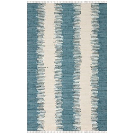 Safavieh 5 x 7 ft. Montauk Rectangle Flat Weave, Hand Woven Rug - Blue MTK751A-57